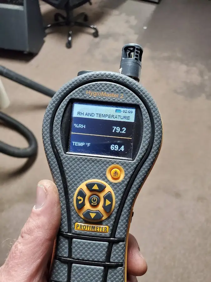 Moisture meter humidity assessment for Fire & Smoke Damage Restoration in Odenton